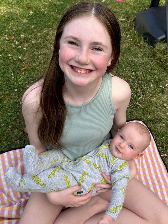 Charlotte O’Brien with her adored younger brother Will. Picture: Supplied by her family