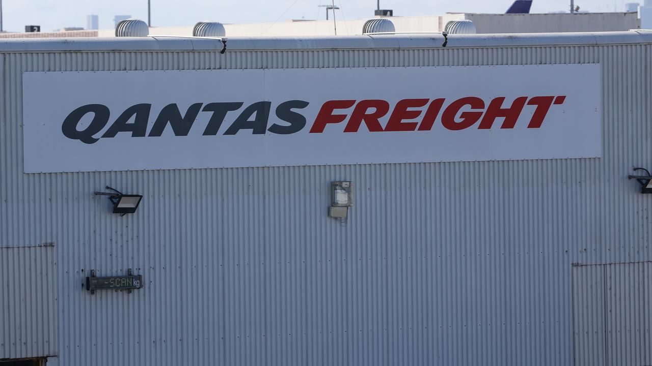 Qantas Freight terminal at Sydney Airport. Picture: NCA Newswire / Gaye Gerard