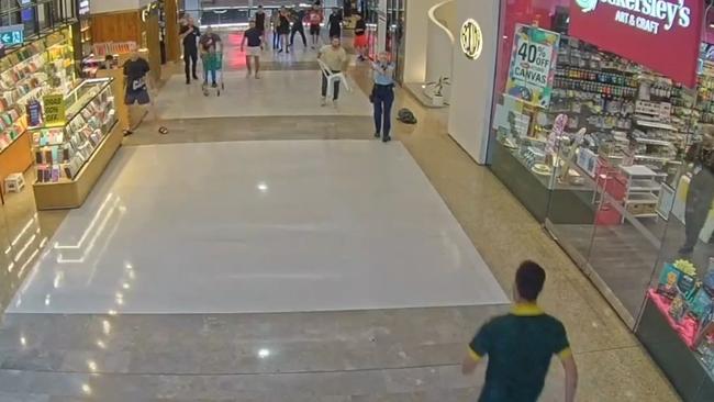 Inspector Amy Scott confronts Joel Cauchi inside Westfield Bondi Junction.