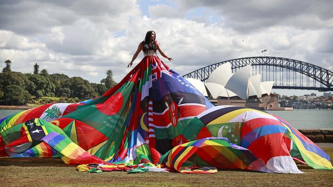 As a symbol of hope, each time a country changes its law, its national flag is replaced by a rainbow one. Six countries have changed their laws since its creation in 2016. Picture: Tim Hunter.