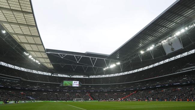 The iconic Wembley Stadium. Picture: AFP/Adrian Dennis