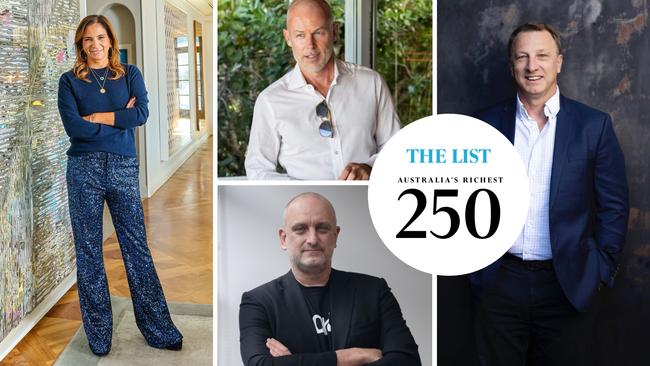 Monica Saunders-Weinberg, Mike Dorrell, Matt Latimore and Bruce Buchanan are among this year’s debutantes on the Richest 250.