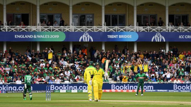 His century at Trent Bridge drew Warner level with Adam Gilchrist for ODI tons for Australia.