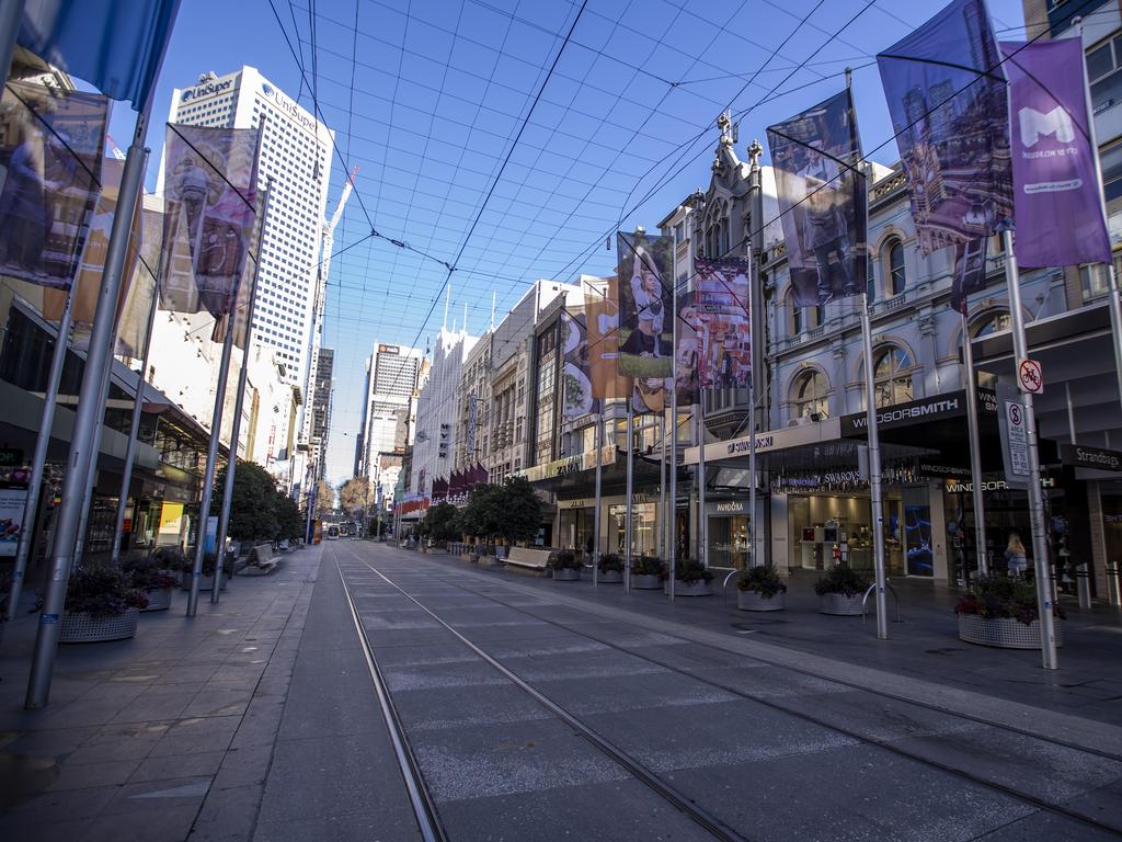 Premier Daniel Andrews says there has been a ‘massive reduction’ in movement across Melbourne. Picture: Wayne Taylor/NCA NewsWire