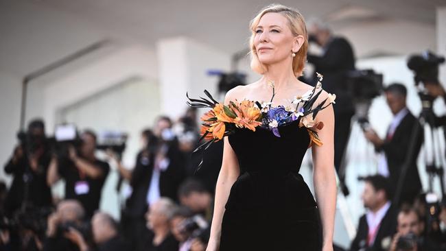 Cate Blanchett in Venice. Picture: AFP