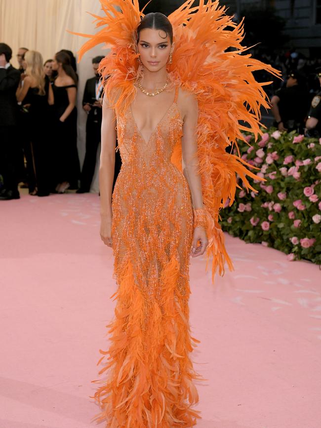 Kendall Jenner at The 2019 Met Gala. Picture: Getty