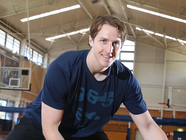 Local NBA player Cameron Bairstow is back in Brisbane. Picture: Patria Jannides