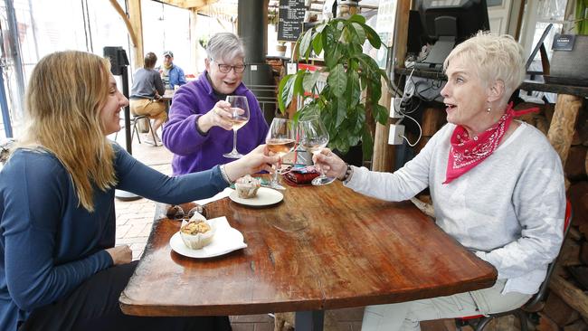 Outdoor dining is on the way back. Picture: David Caird