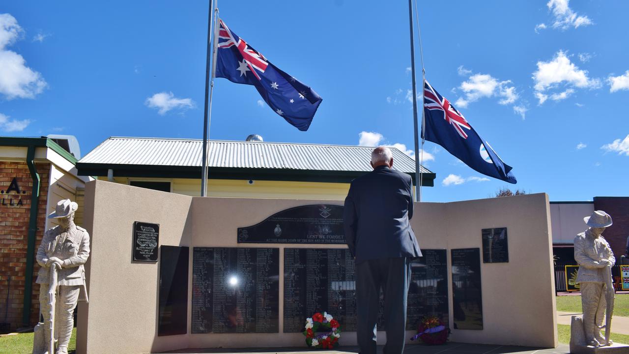 LEST WE FORGET: Vietnam Veterans Day, Chinchilla RSL Sub Branch, August 17 2020. Pic: Peta McEachern