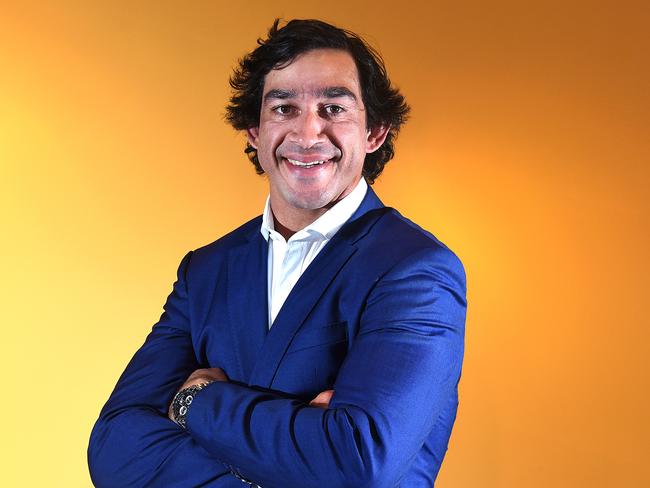 Rugby League legend Johnathan Thurston at the Courier Mail officers.The Courier-Mail's subscriber event this Sunday where we will host an exclusive sit down and Q&A hosted by Peter Badel with Rugby League legend - Johnathan Thurston.Sunday December 9, 2018. (AAP image, John Gass)