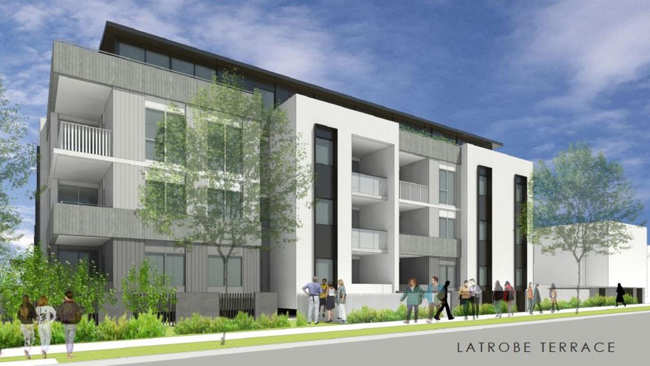 Another view from Latrobe Tce. Source: UDA Studio.