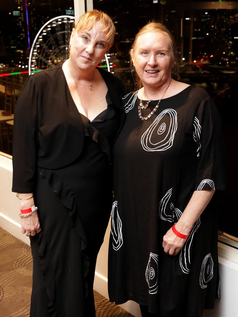 Mel Reed and Maria Bigalla at Rydges Hotel, South Bank. Picture: Steve Pohlner