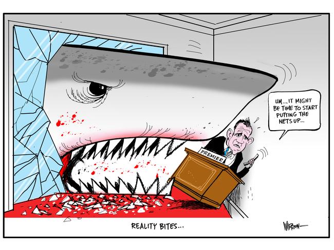 Warren Brown is on leave. This is one of his cartoons from last November.