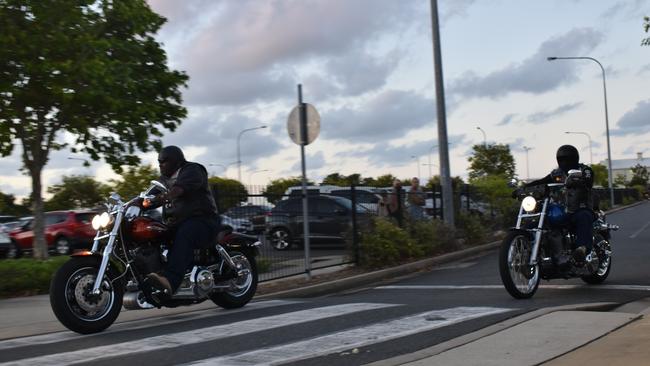The Murries on Bikes proudly escorted Georgia Parter to the Mackay Northern Beaches State High School formal, on Saturday October 17. Picture: Zizi Averill