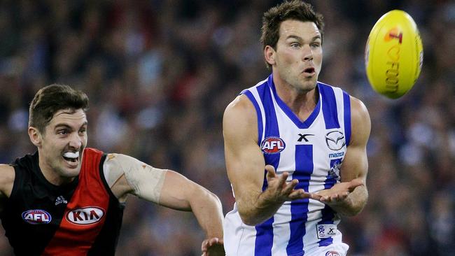 Levi Greenwood was taken by North Melbourne with pick No.32 in 2007. Picture: Colleen Petch