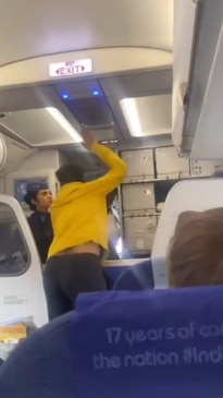 Furious passenger smacks pilot