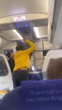 Furious passenger smacks pilot