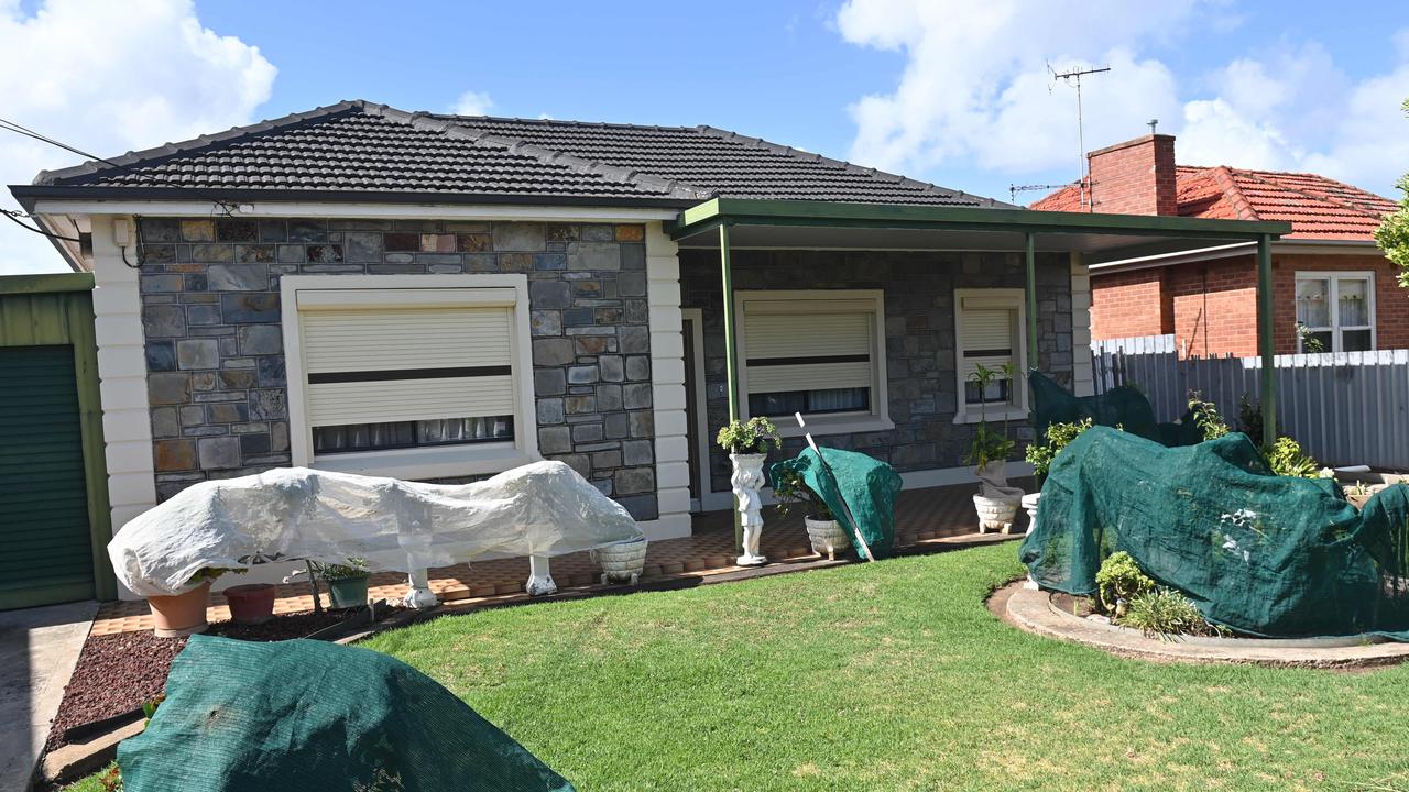 Eudoxia Pehlivanidis’ home in Flinders Park. Picture: Keryn Stevens