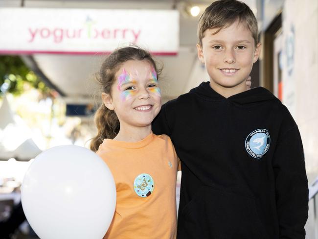 Grace and Leo at CronullaFest at Cronulla on the 09/09/2023. Picture: Daily Telegraph/ Monique Harmer