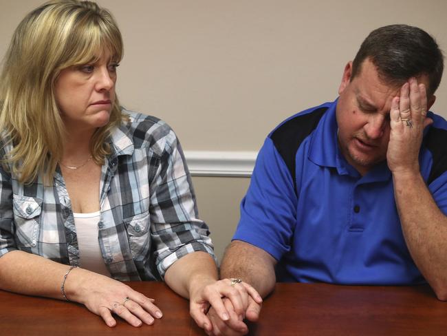Kimberly and James Snead took in Nikolas Cruz after his mother died. Picture: AP