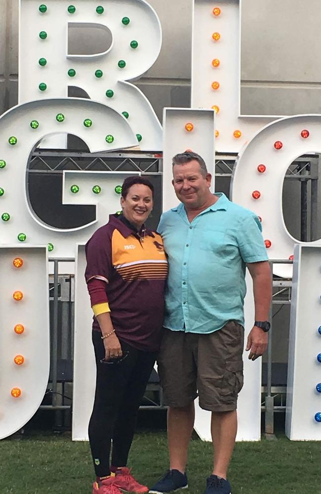 One of Dalby's biggest Broncos supporters, Lena Taylor dons the jersey. Picture: contributed