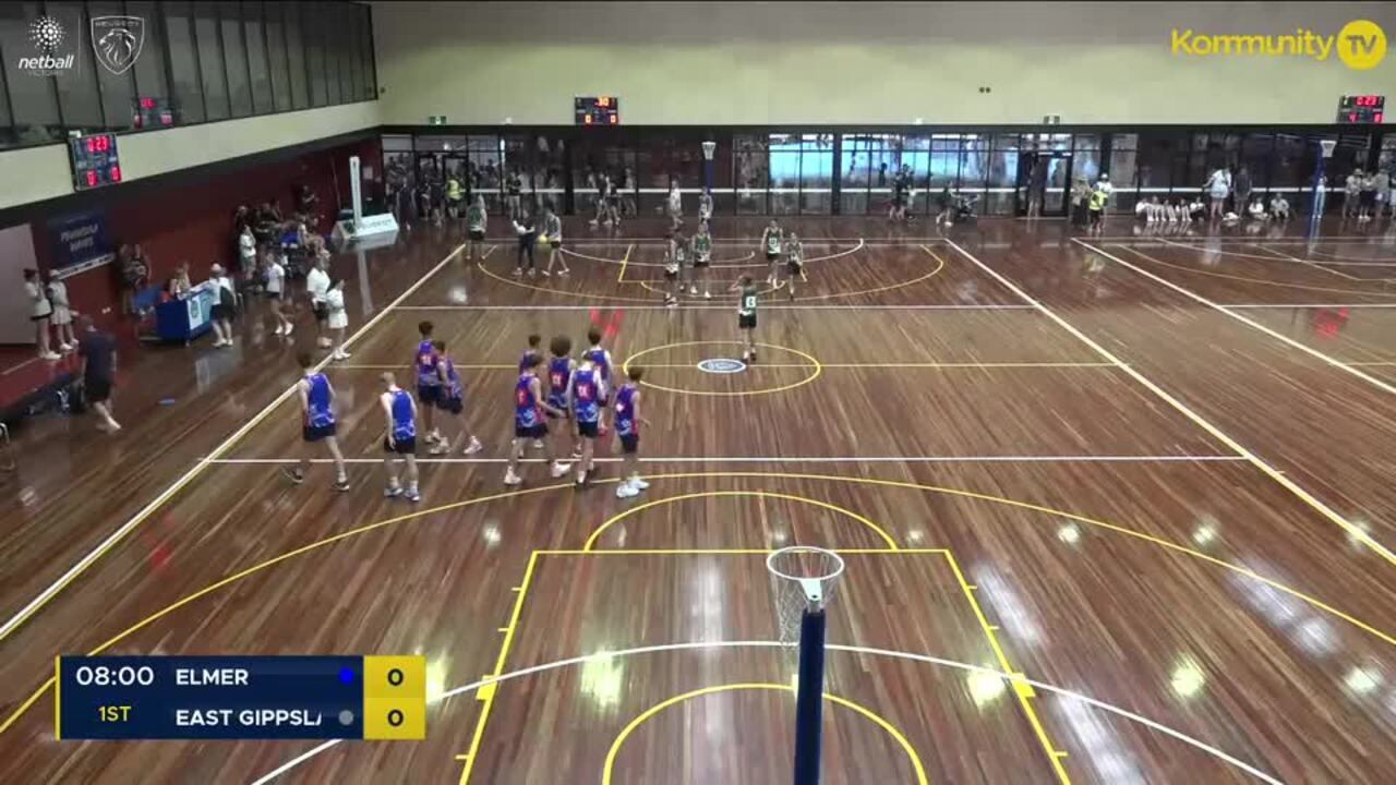 Replay: Elmer v East Gippsland (17&U M) - 2025 Netball Victoria State Titles Day 1