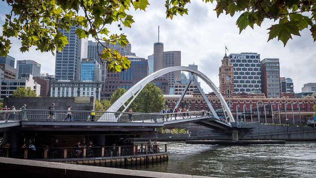 Southbank’s Evan Walker Bridge is up for another repair job at a cost of $446,000. Picture: Jake Nowakowski