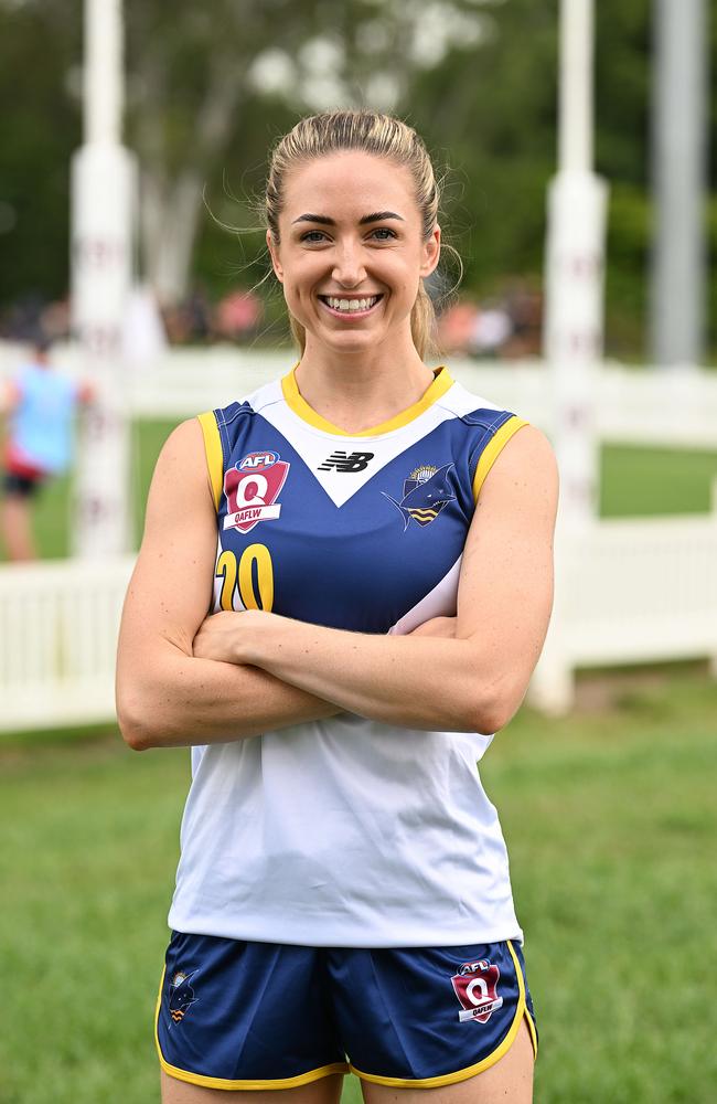 QAFLW captain Paris Lightfoot. Pic Lyndon Mechielsen/Courier Mail