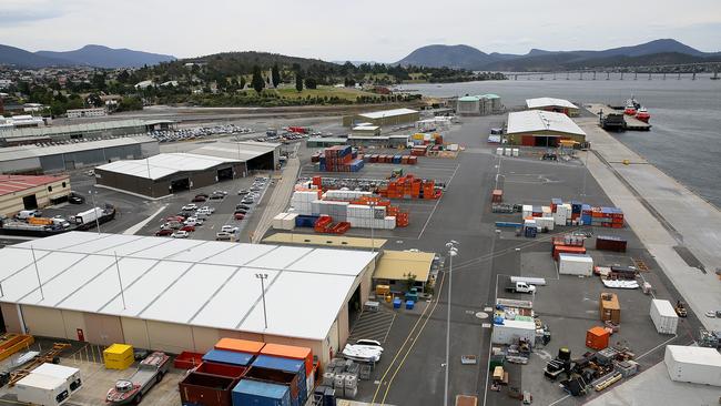 Macquarie Point in Hobart. Picture: SAM ROSEWARNE