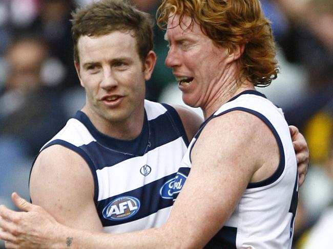 Geelong vs West Coast, Steve Johnson and Cameron Ling