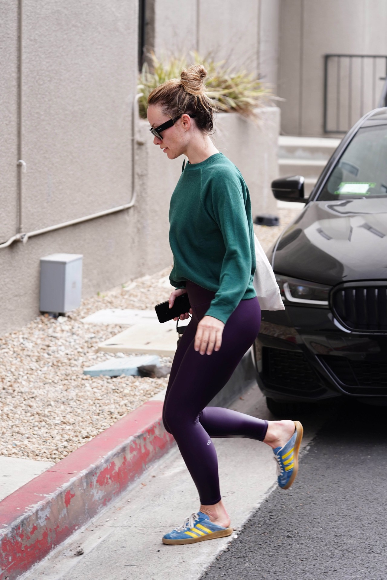 Leggings & Adidas Sneakers – Rvce News, Olivia Wilde Works Out