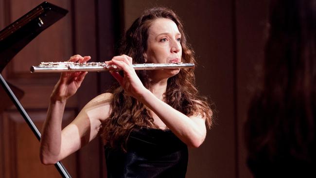 Sally Walker performing with Omega Ensemble. Picture: New Annual