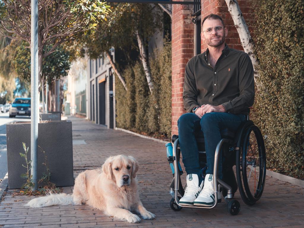Assistance dogs can also help people in wheelchairs. Picture: supplied