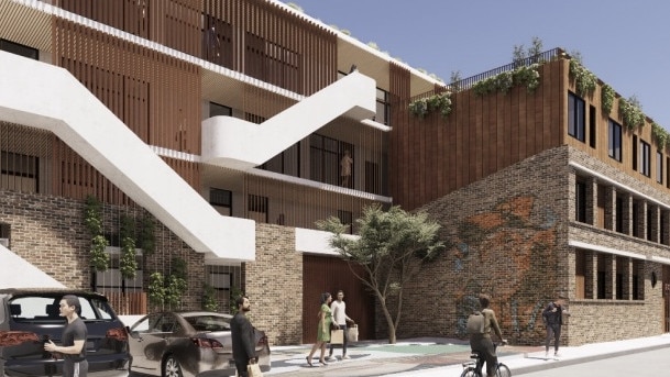 An artist’s impression for the Briggs St, Camperdown, project.