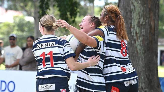 Wynonah Conway. Women's club rugby between Brothers and Easts. Saturday April 13, 2024. Picture, John Gass