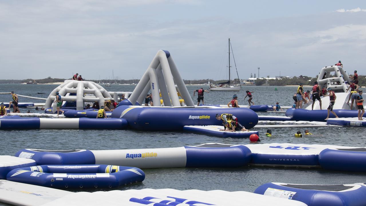 clontarf inflatable water park