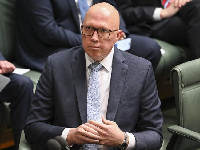 Dutton said he believes Pesutto is a ‘decent and honourable man’. Picture: Martin Ollman