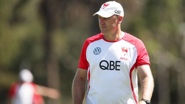 John Longmire needs his stars back in full training. Pic: Getty Images