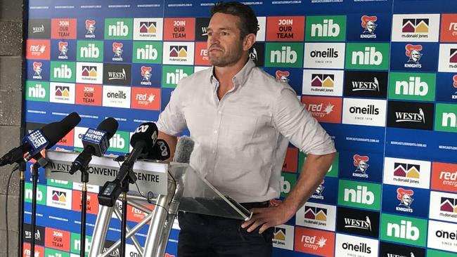 Newcastle Knights general manager of football Danny Buderus. Picture Amy Ziniak