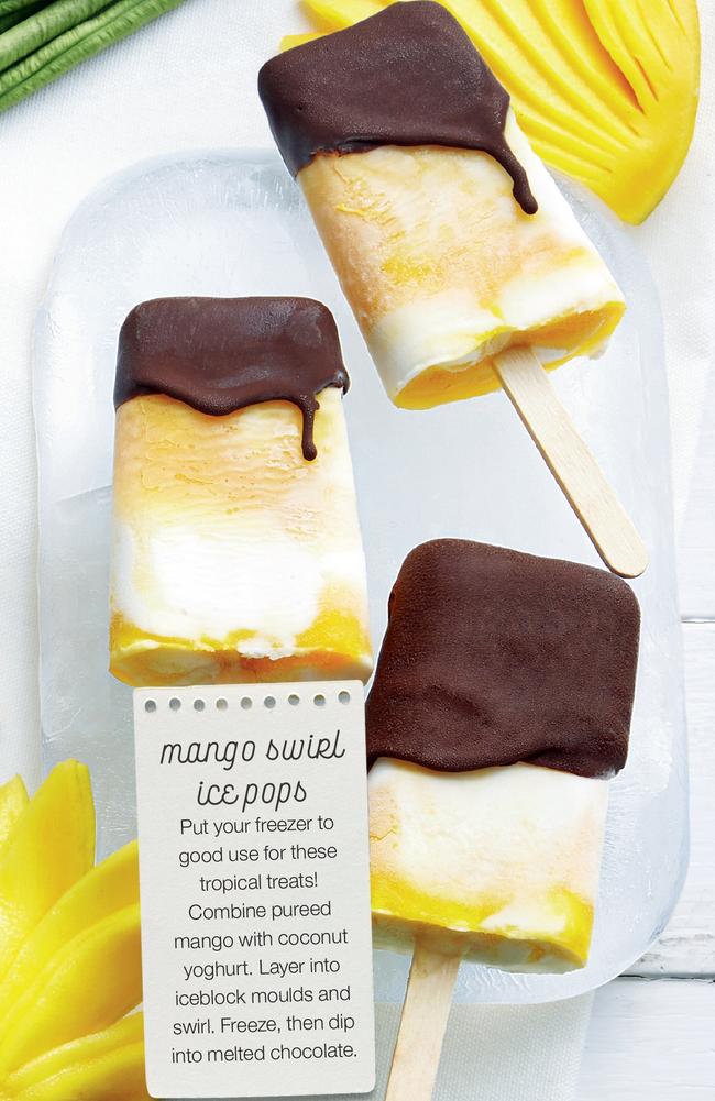 Chill out with a choc mango … another inspired idea.