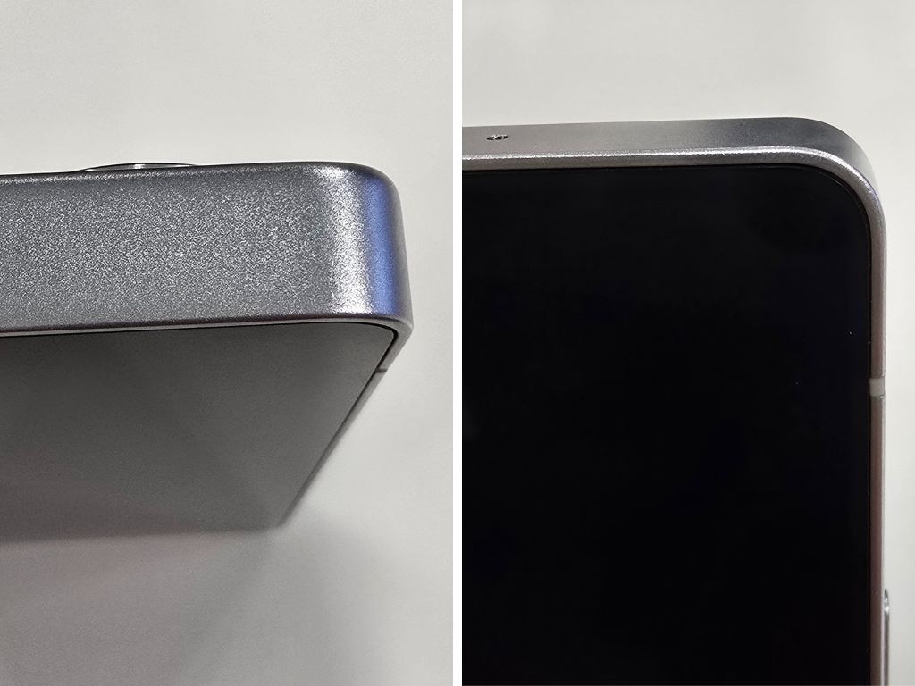 Samsung brings back rounded corners with new flat edges. Picture: Supplied/Tahnee-Jae Lopez-Vito.