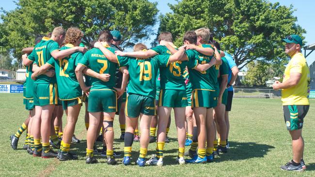 Ignatius Park College and Kirwan State High School teams take on St Brendanâ€™s College Yeppoon teams in Queensland state rugby league semi finals at Mackay on Wednesday, August 24, 2022.