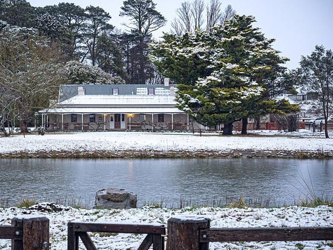 Mill Pond Farm is a winter wonderland.