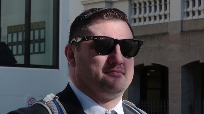 Keith William Eshman leaving Wollongong District Court. Picture: Dylan Arvela