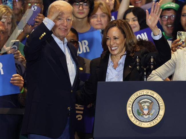 Joe Biden and Kamala Harris. Picture: Michael M. Santiago/Getty Images/AFP