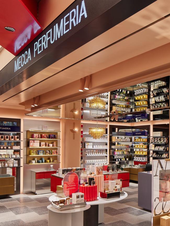 The MECCA Northland store includes a fragrance consultation service.