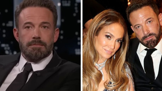 Ben Affleck and Jennifer Lopez. Picture: ABC and Getty