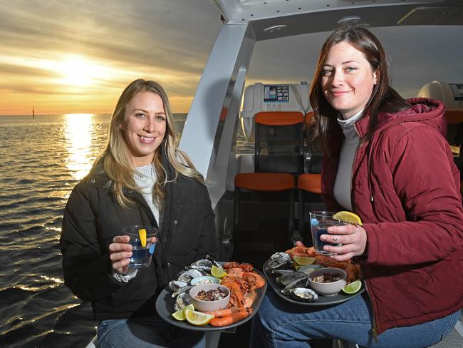 11/06/20 - Verity Beswick and Ashleigh Beaumont from Glenelg North ahead of the Indigenous Flavours on the Sea, Tasting Australia event.Picture: Tom Huntley