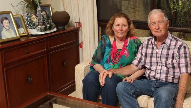 Barry Freeman of West Pennant Hills with his wife Joan who has early on set dementia.