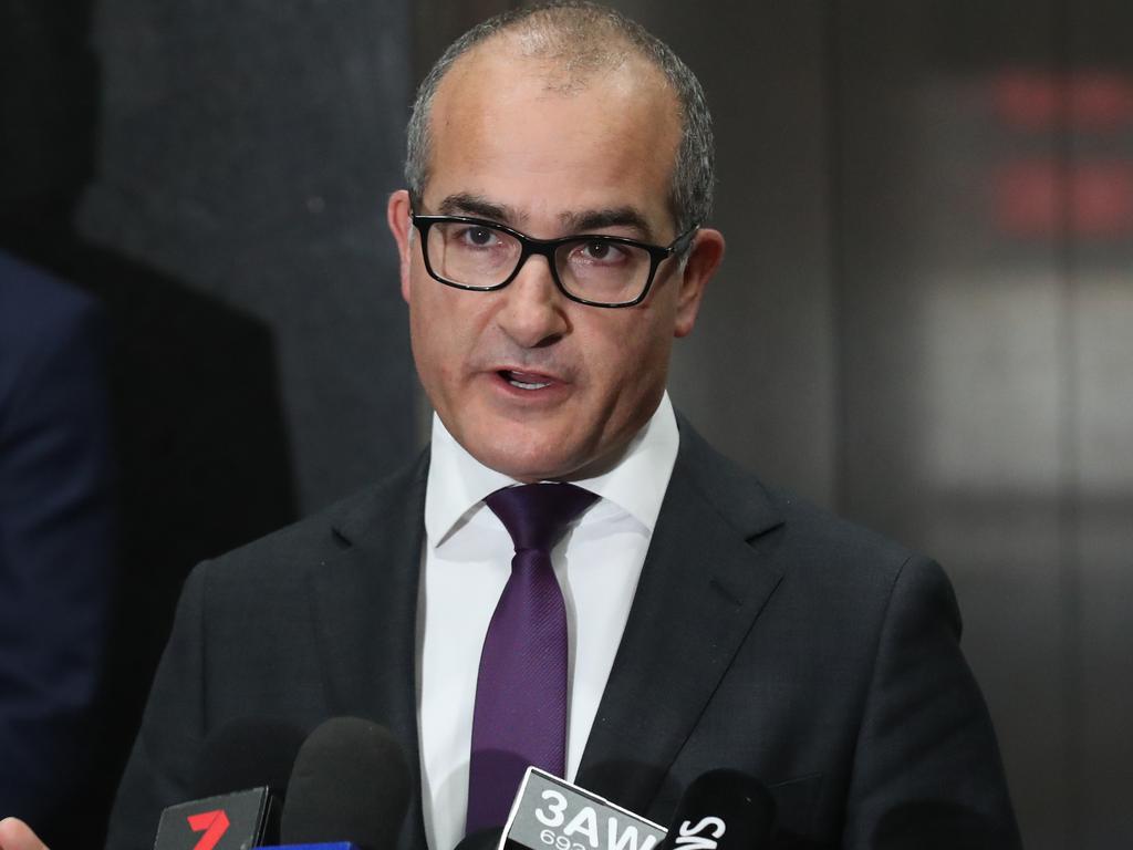 Acting Premier James Merlino says more than 10,000 people are connected to positive coronavirus cases. Picture: NCA NewsWire / David Crosling